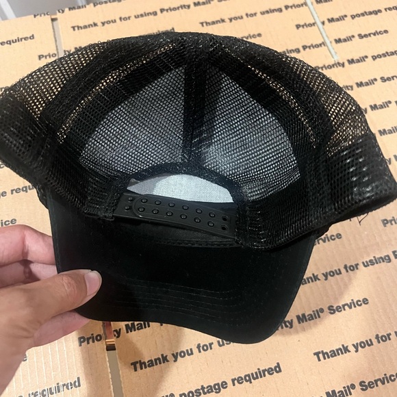 Saint Black Pink Graphic Trucker Hat Adjustable - Picture 3 of 3
